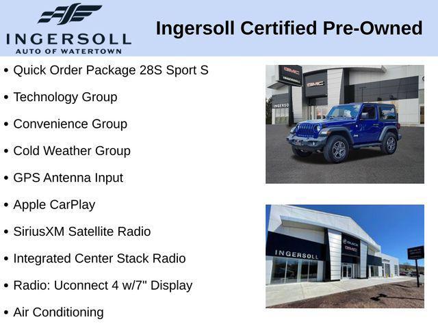used 2019 Jeep Wrangler car, priced at $21,353