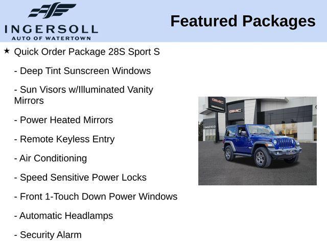 used 2019 Jeep Wrangler car, priced at $21,353