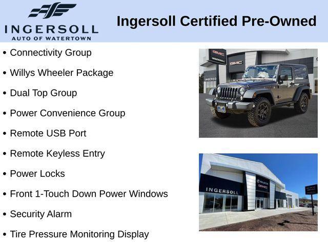 used 2016 Jeep Wrangler car, priced at $14,957