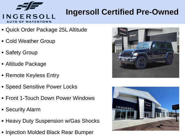 used 2022 Jeep Wrangler Unlimited car, priced at $30,927