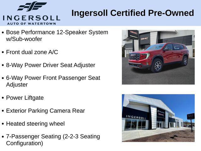 used 2024 GMC Acadia car, priced at $46,961