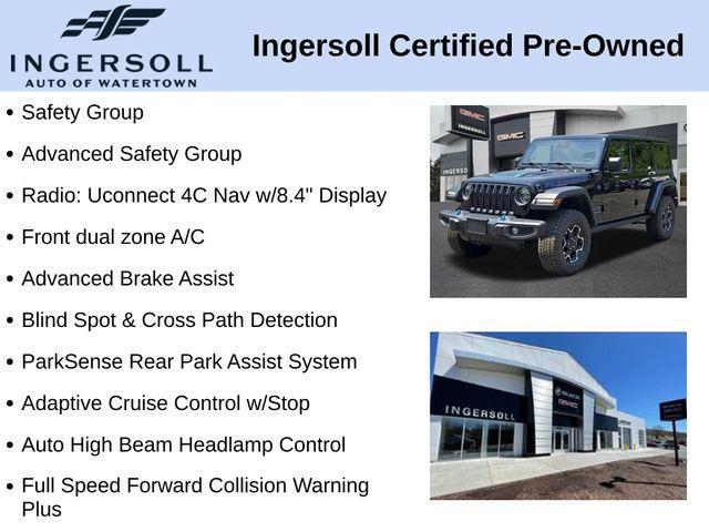 used 2022 Jeep Wrangler Unlimited 4xe car, priced at $33,862