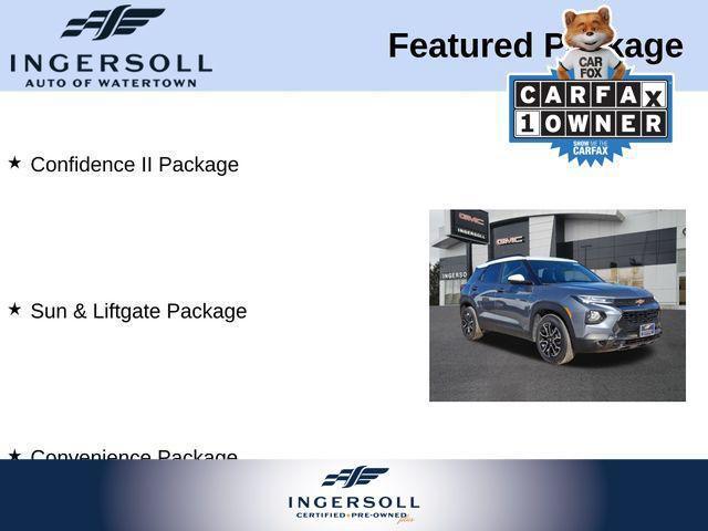 used 2022 Chevrolet TrailBlazer car, priced at $17,465