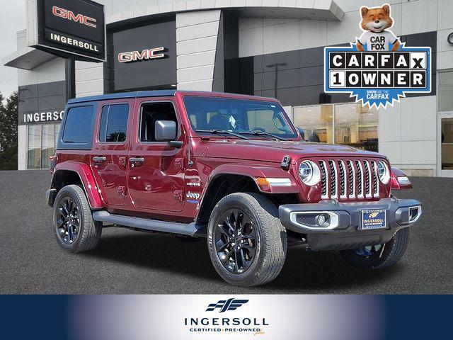used 2021 Jeep Wrangler Unlimited 4xe car, priced at $29,992