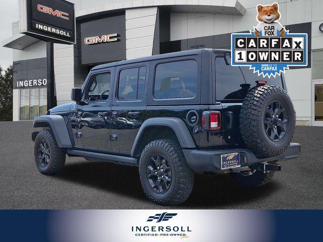 used 2021 Jeep Wrangler Unlimited car, priced at $32,338