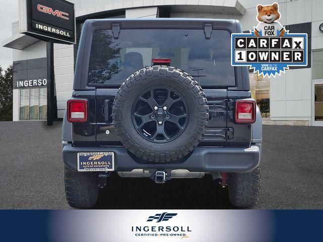 used 2021 Jeep Wrangler Unlimited car, priced at $32,338
