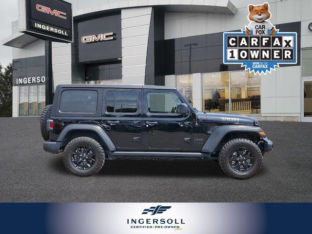 used 2021 Jeep Wrangler Unlimited car, priced at $32,338