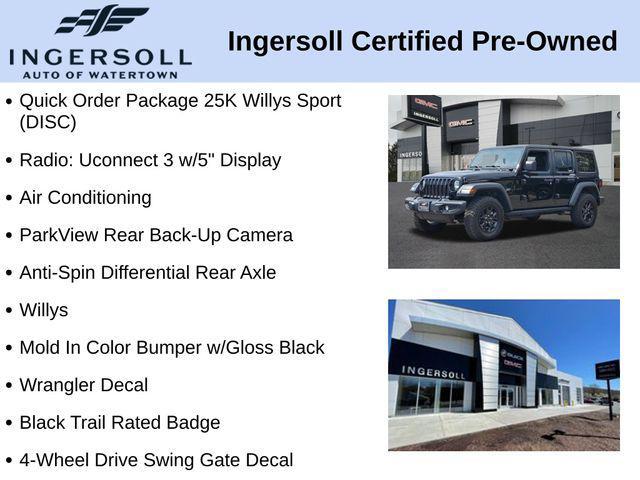 used 2021 Jeep Wrangler Unlimited car, priced at $32,338