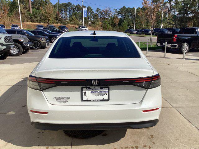 new 2025 Honda Accord car, priced at $32,110