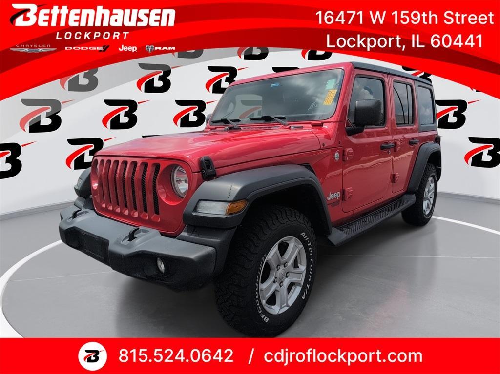 used 2018 Jeep Wrangler Unlimited car, priced at $22,390