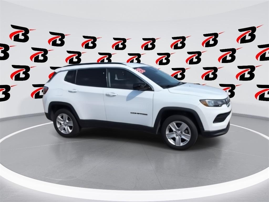 used 2022 Jeep Compass car, priced at $17,500