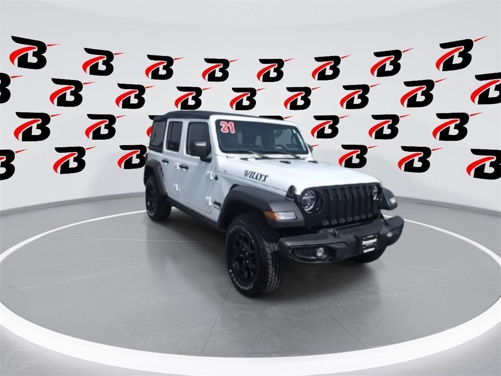used 2021 Jeep Wrangler Unlimited car, priced at $30,490
