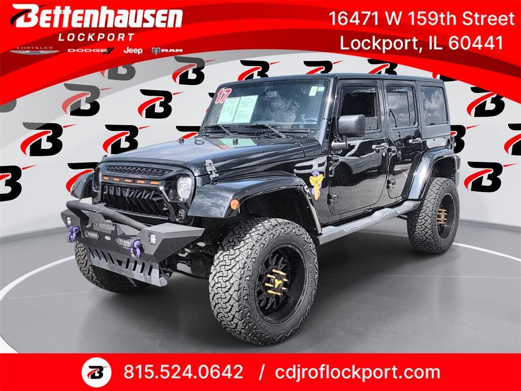 used 2017 Jeep Wrangler Unlimited car, priced at $19,980