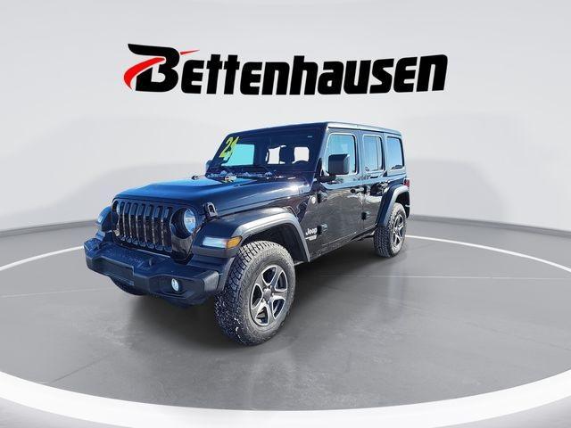 used 2021 Jeep Wrangler Unlimited car, priced at $29,126