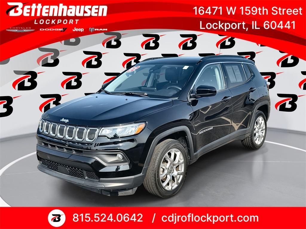 used 2022 Jeep Compass car, priced at $22,500