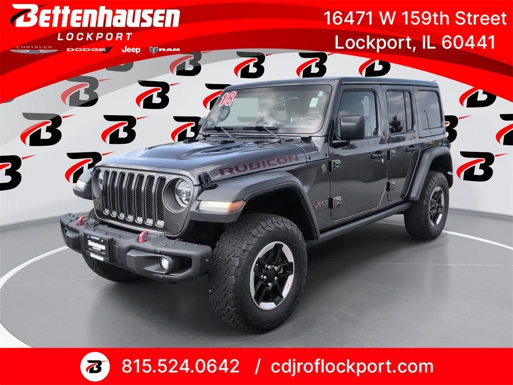 used 2018 Jeep Wrangler Unlimited car, priced at $28,890