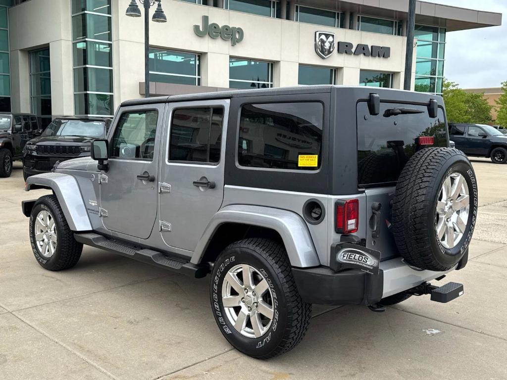 used 2015 Jeep Wrangler Unlimited car, priced at $19,488