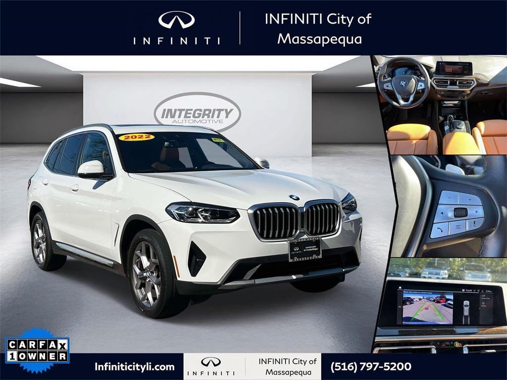 used 2022 BMW X3 car, priced at $30,498