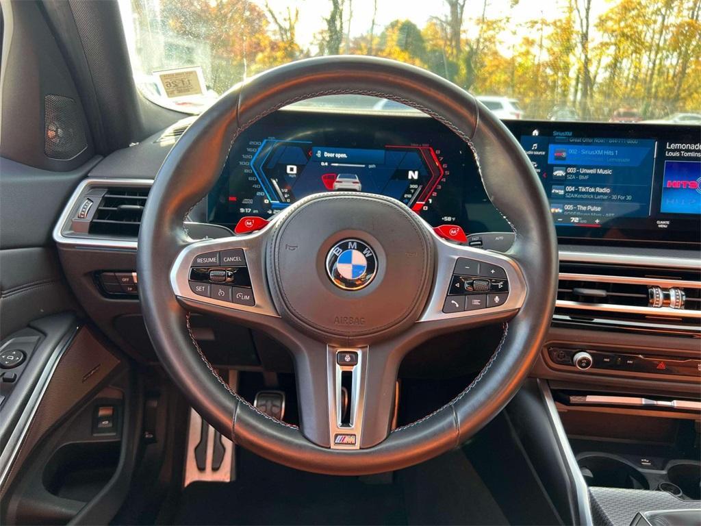 used 2023 BMW M3 car, priced at $72,698