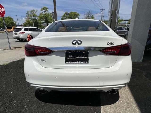 new 2024 INFINITI Q50 car, priced at $48,085