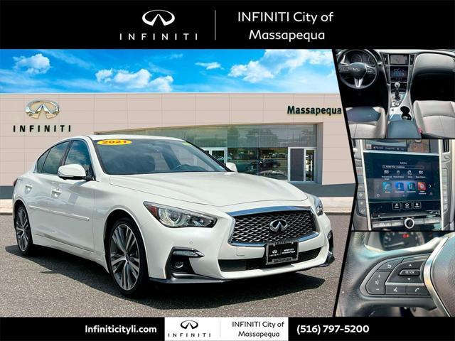 used 2021 INFINITI Q50 car, priced at $30,998