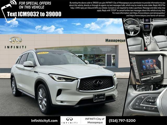 used 2021 INFINITI QX50 car, priced at $29,798