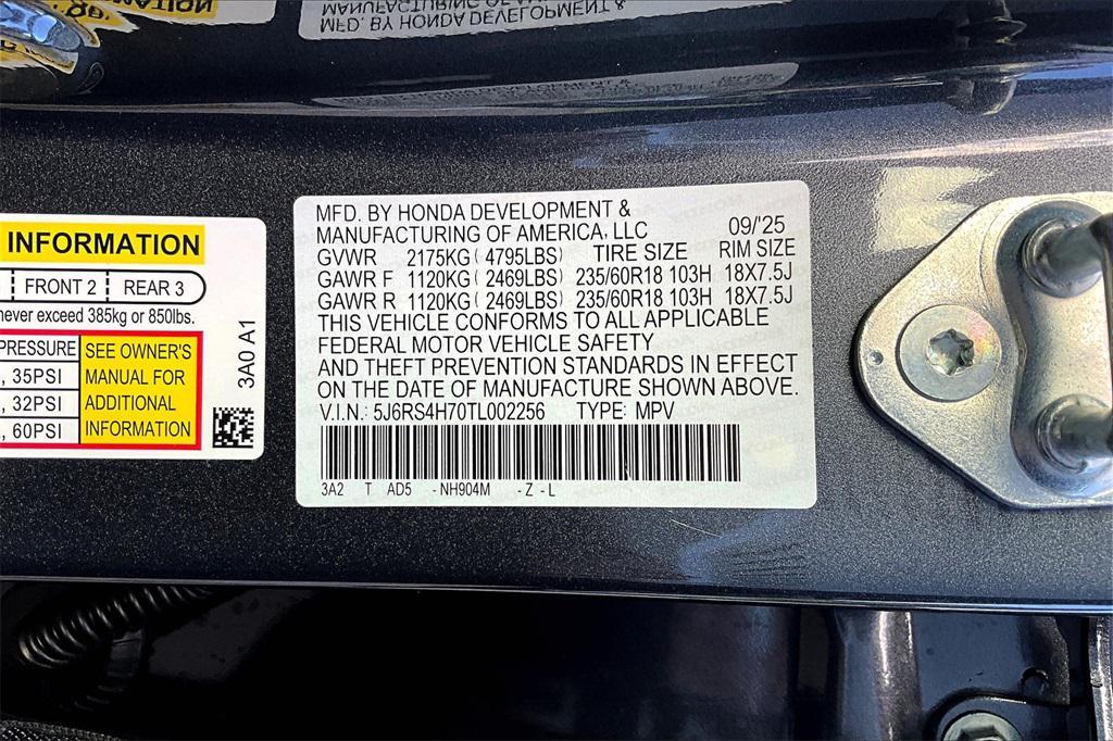 new 2026 Honda CR-V car, priced at $38,350