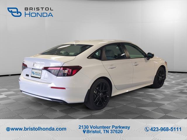new 2025 Honda Civic Hybrid car, priced at $30,555