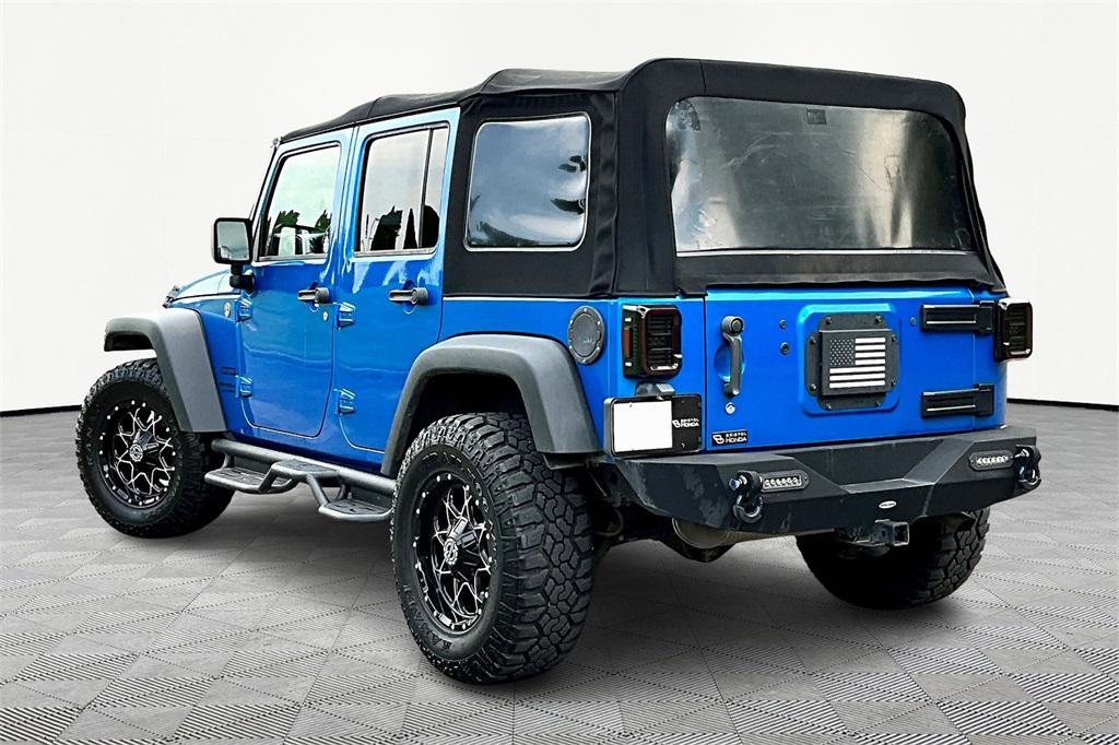 used 2015 Jeep Wrangler Unlimited car, priced at $17,975