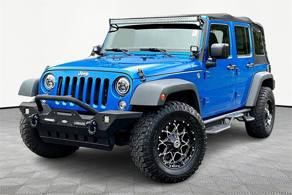 used 2015 Jeep Wrangler Unlimited car, priced at $17,975