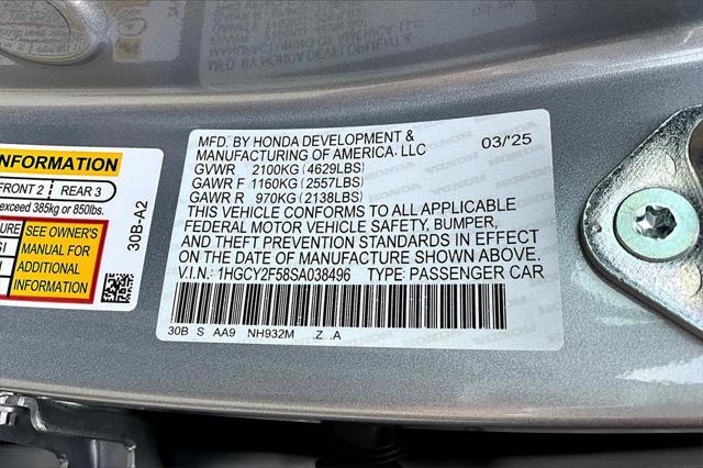 new 2025 Honda Accord Hybrid car, priced at $34,805