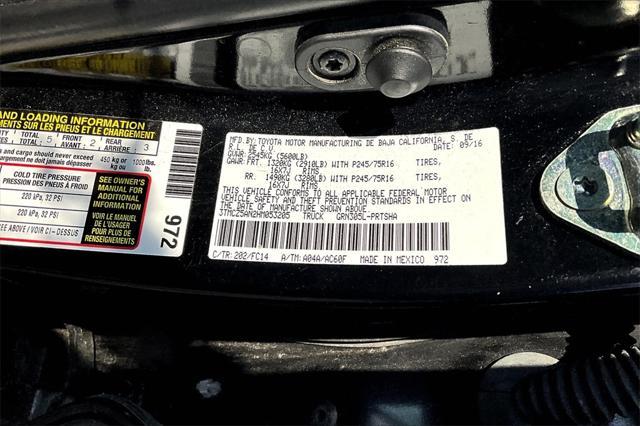 used 2017 Toyota Tacoma car, priced at $27,893