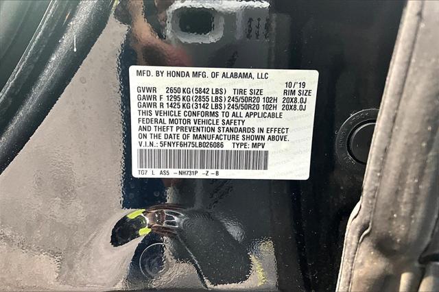 used 2020 Honda Pilot car, priced at $27,883