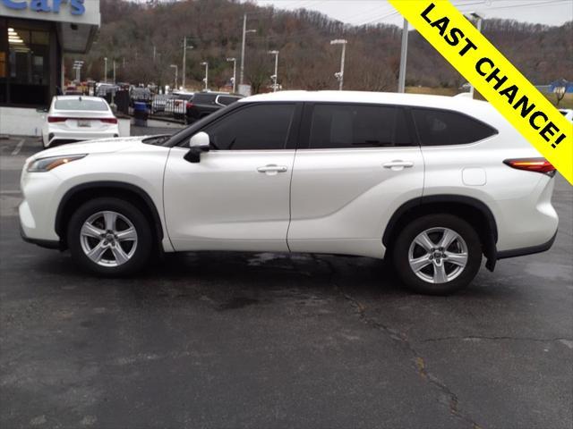 used 2021 Toyota Highlander car, priced at $26,956