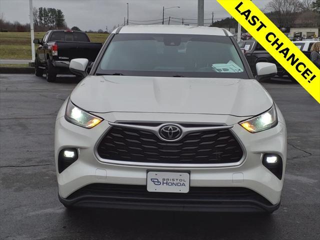 used 2021 Toyota Highlander car, priced at $26,956