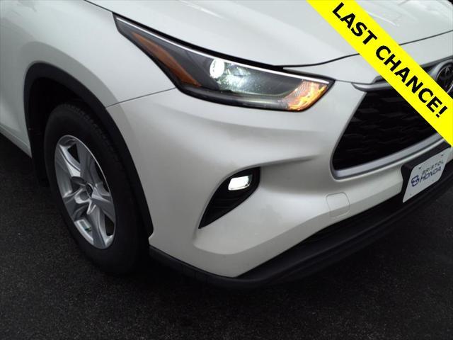 used 2021 Toyota Highlander car, priced at $26,956