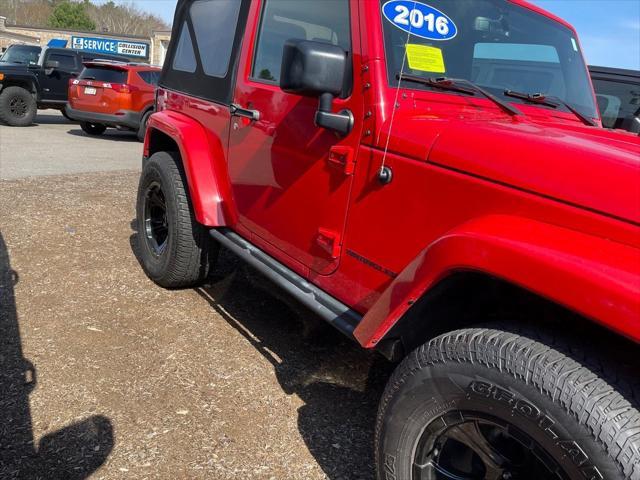 used 2016 Jeep Wrangler car, priced at $22,850