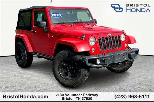 used 2016 Jeep Wrangler car, priced at $22,850