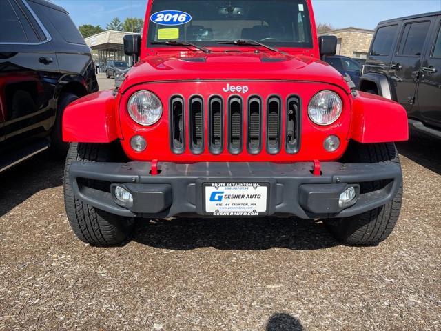used 2016 Jeep Wrangler car, priced at $22,850