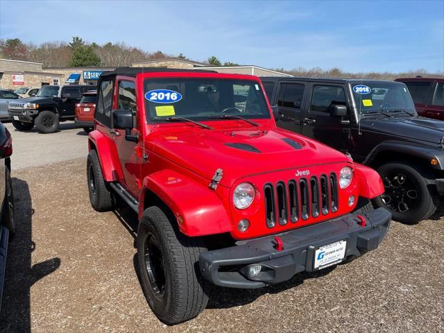 used 2016 Jeep Wrangler car, priced at $22,850