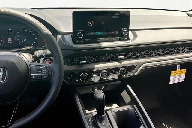 new 2025 Honda Accord car, priced at $31,710