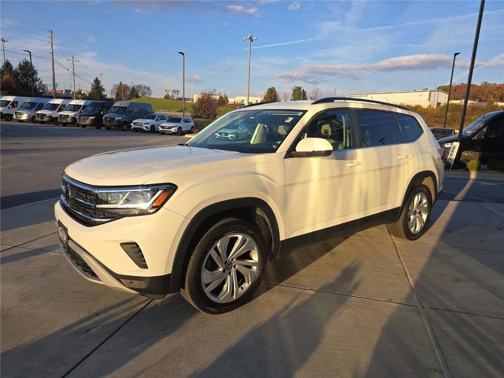 used 2021 Volkswagen Atlas car, priced at $26,647