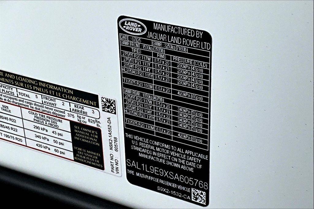 new 2025 Land Rover Range Rover Sport car, priced at $125,000