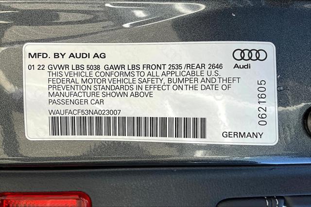 used 2022 Audi A5 Sportback car, priced at $32,881