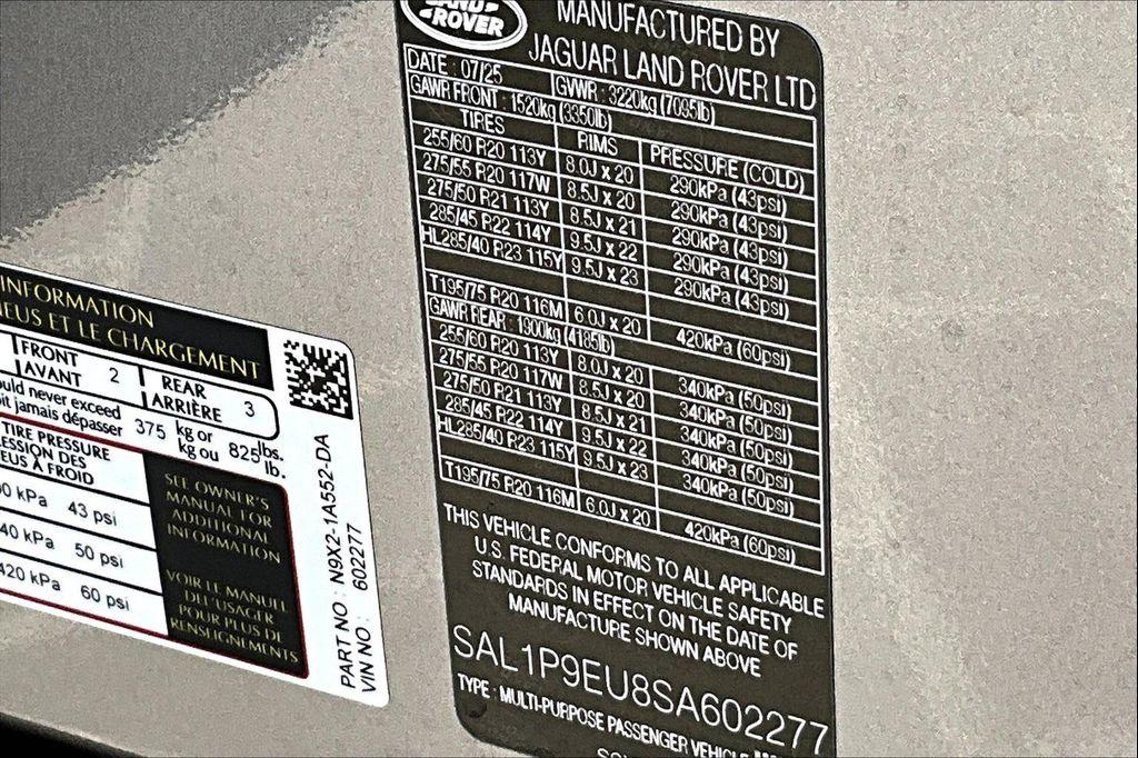 new 2025 Land Rover Range Rover Sport car, priced at $96,115