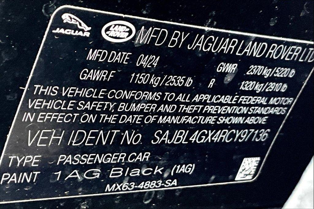 new 2024 Jaguar XF car, priced at $51,553