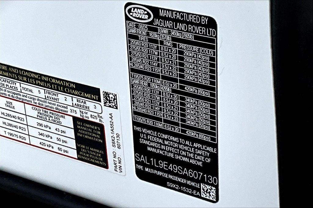 new 2025 Land Rover Range Rover Sport car, priced at $108,755