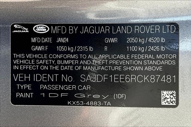 new 2024 Jaguar F-TYPE car, priced at $79,793