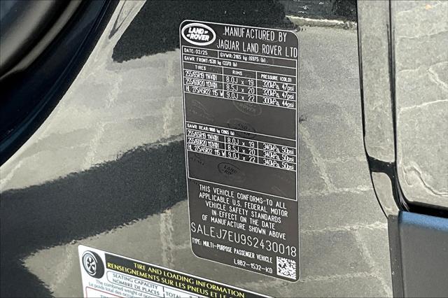 new 2025 Land Rover Defender car, priced at $78,088