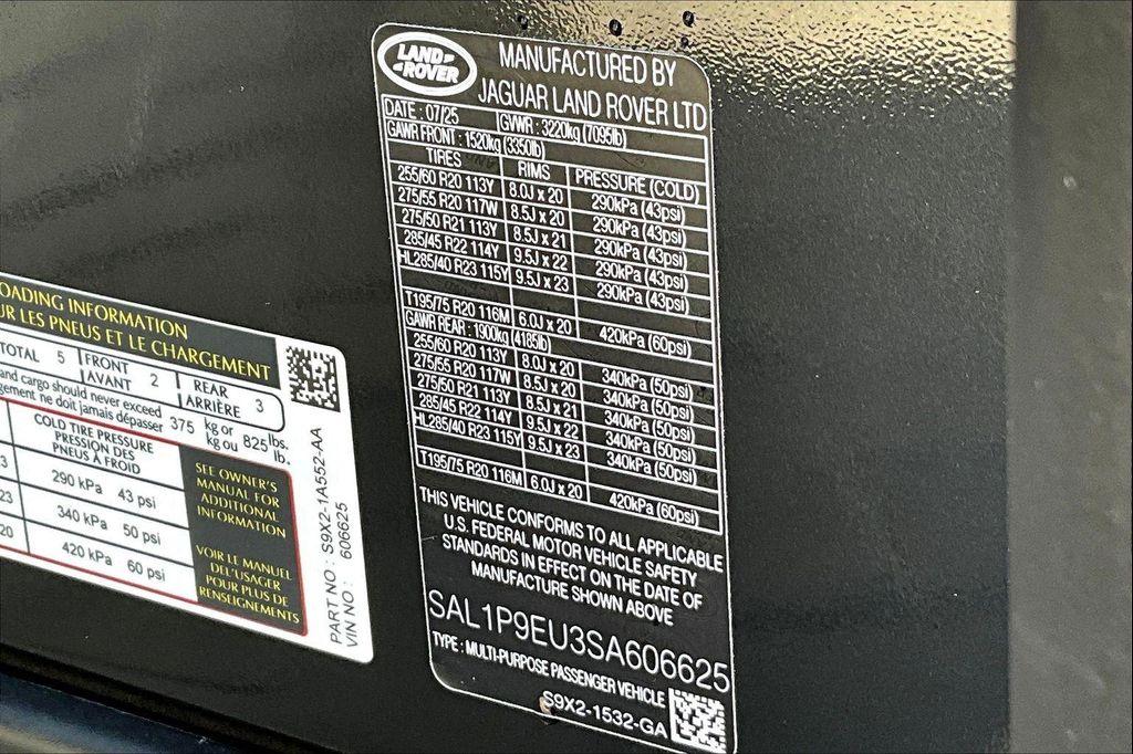 new 2025 Land Rover Range Rover Sport car, priced at $94,190